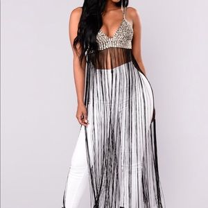 Fashion Nova Sequin Crop Top